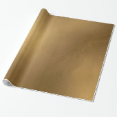 Elegantes goldfarbenes Papier Geschenkpapier (Ungerollt)