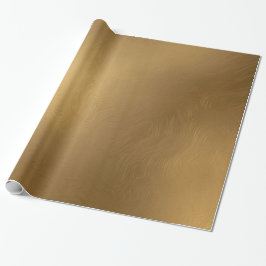 Elegantes goldfarbenes Papier Geschenkpapier