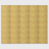 Elegantes Goldfolien-Effekt-Packpapier Geschenkpapier (Flach)