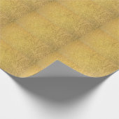 Elegantes Goldfolien-Effekt-Packpapier Geschenkpapier (Ecke)