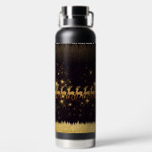 Elegantes Goldhirsch Trinkflasche (Rückseite)