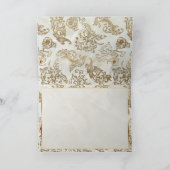 Elegantes GoldImitat-Marmormonogramm (Innenseite)