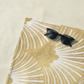 Elegantes Goldkunst-Deko-Muster Strandtuch (Beispiel)