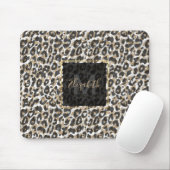Elegantes Goldleopardenmuster Mousepad (Mit Mouse)