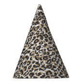 Elegantes Goldleopardenmuster Partyhütchen (Rechts)