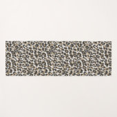 Elegantes Goldleopardenmuster Yogamatte (Vorderseite (Horizontal))