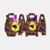 Elegantes Goldmaske-Gable Geschenkschachtel (Ungefaltet)