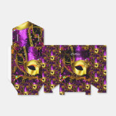 Elegantes Goldmaske-Zelt Geschenkschachtel (Ungefaltet)