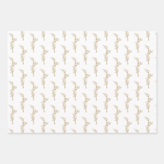 Elegantes Goldmedaille Geschenkpapier Set (Vorderseite 2)