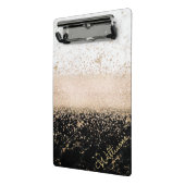 Elegantes Goldmotiv aus Rose Mini Klemmbrett (Gewinkelt2)