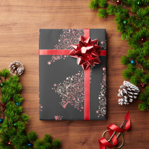 Elegantes Goldmuster der modernen Rose Geschenkpapier