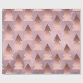 Elegantes Goldmuster der modernen Rose Geschenkpapier (Flach)