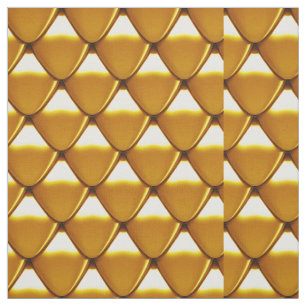 Elegantes Goldskala-Muster Stoff