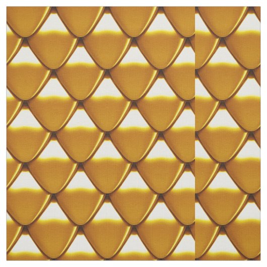 Elegantes Goldskala-Muster Stoff (Muster)