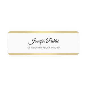 Elegantes Goldweißer schicker Handskript-Text