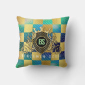 Elegantes Goldwurfkissen Kissen (Rückseite)