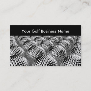 Elegantes Golf-Design Visitenkarte