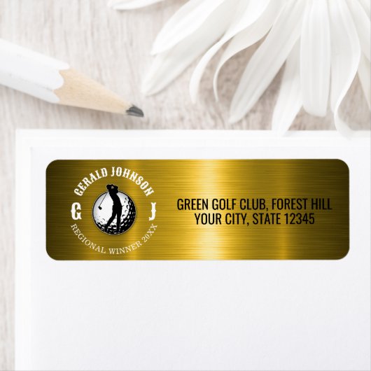 Elegantes Golf Monogram Design (Insitu)