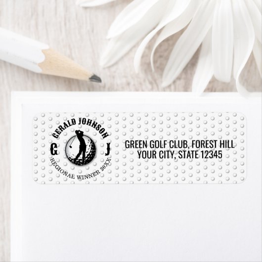 Elegantes Golf Monogram Design (Insitu)