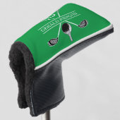 Elegantes Golf Monogram Design Headcover (3/4 Vorderseite)