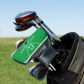 Elegantes Golf Monogram Design Headcover (In Situ)