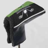 Elegantes Golf Monogram Design Headcover (3/4 Vorderseite)
