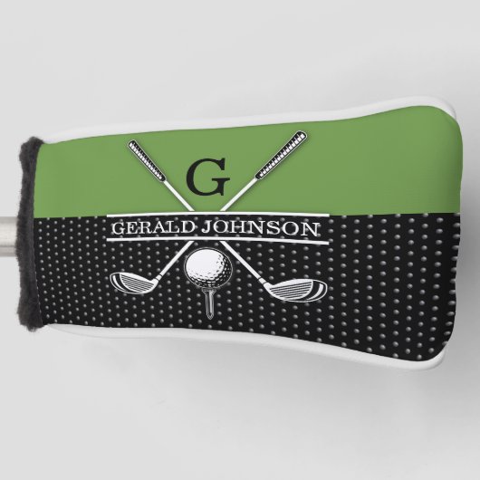 Elegantes Golf Monogram Design Headcover (Vorderseite)