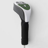 Elegantes Golf Monogram, individuelles Design Headcover (angewinkelt)