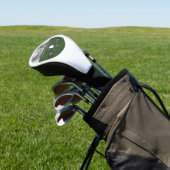 Elegantes Golf Monogram, individuelles Design Headcover (In SItu)