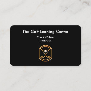 Elegantes Golf-Thema Visitenkarte
