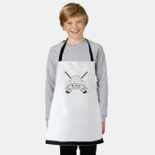 Elegantes Golf Theme Design & Player Name Golfer Schürze (Getragen)