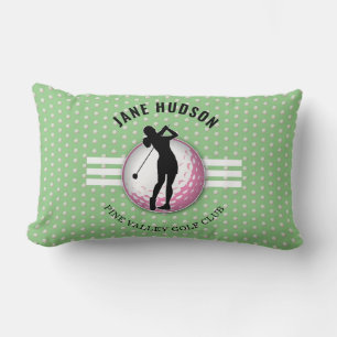 Elegantes Golferinnen-Design Lendenkissen
