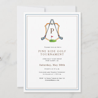 Elegantes Golfturnier-Landclub Einladung