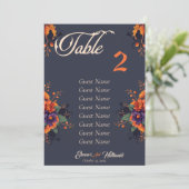 Elegantes Gothic 3D-individuelles Tischdiagramm Ankündigung (Stehend Vorderseite)