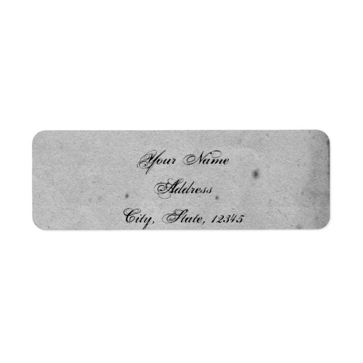 Elegantes Gothic Bat Lace Posh Wedding Label (Vorne)