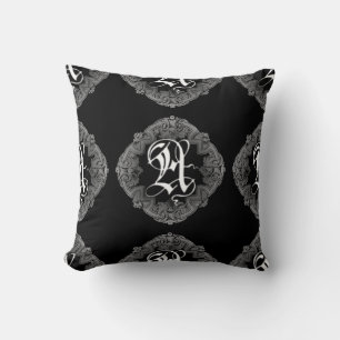 Elegantes Gothic Initial A Kissenhülle Kissen
