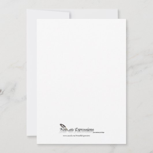 Elegantes Gothic Spider Halloween-Party Einladung (Rückseite)