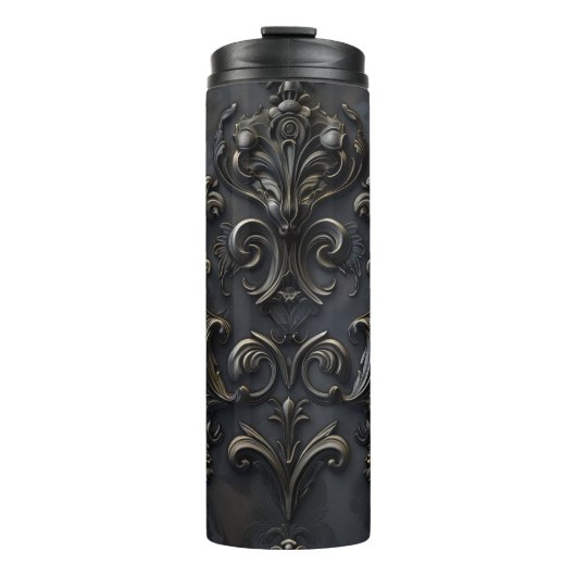 Elegantes gotisches Dekor Thermosbecher (Vorderseite)