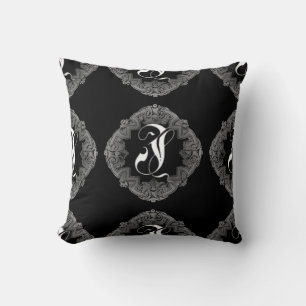 Elegantes gotisches Initial I Kissen