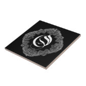 Elegantes gotisches Initial-O Fliese (Seite)