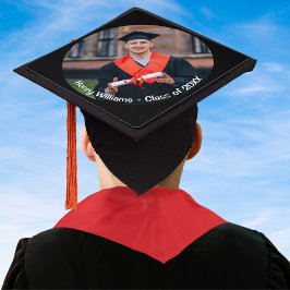 Elegantes Graduate Custom Foto und Name Stilvoll