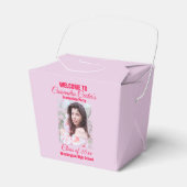 Elegantes Graduate Foto Geschenkschachtel (Vorderseite)