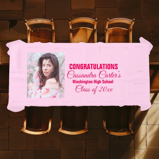 Elegantes Graduate Foto Tischdecke