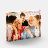 Elegantes Grandeleltern Grandkids Family Day-Gesch Fotoblock (Links)