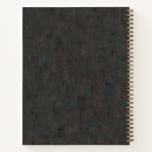 Elegantes Granit-Style-Journal Notizblock (Rückseite)