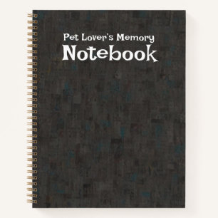 Elegantes Granit-Style-Journal Notizblock
