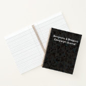 Elegantes Granit-Style-Tagebuch Notizblock (Innenseite)