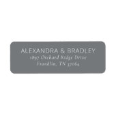 Elegantes Grau Minimalistisch (Vorne)