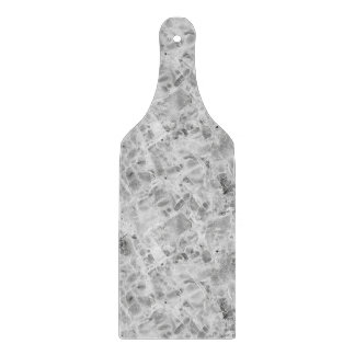 Elegantes Grau "Opulent Marble Whirl" Marmortextur Schneidebrett