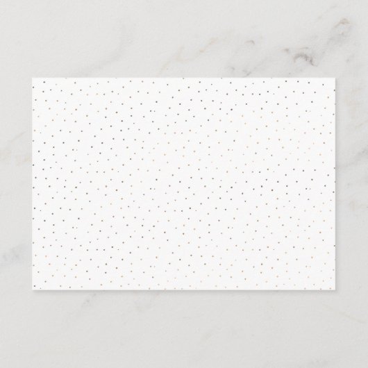 Elegantes Grau und Weiß mit Details zur Hochzeit v Begleitkarte (Rückseite)